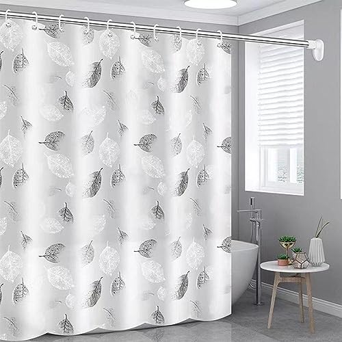 Chenbing Art Marmor Streifen Wasserdichter Textil Duschvorhang 75x190cm Antischimmel Schnell Trocknend Badezimmer Vorhang für Badewanne und Bad mit 12 Duschvorhängeringen Waschbarer Duschvorhang von Chenbing Art