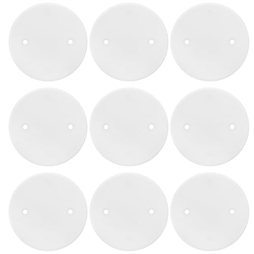 9 Stück 10,2 cm flache runde Wandloch-Abdeckplatten, PVC-Material, staubdichte Abdeckplatte für Wand, Gipskarton, Lochabdeckung 9 Stück 10,2 cm flache runde Wandloch-Abdeckplatten, PVC-Material, staubdichte Abdeckplatte für Wand, Gipskarton, Lochabdeckung von Chencunquangod