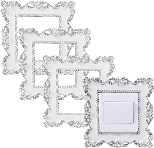 Lichtschalter-Abdeckung, Lichtschalter-Abdeckung, Dekoration, Wand, Lichtschalter-Abdeckplatten, für Wohnzimmer, Büro, Zuhause, 4 Stück Lichtschalter-Abdeckung, Lichtschalter-Abdeckung, Dekoration, Wand, Lichtschalter-Abdeckplatten, für Wohnzimmer, Büro, Zuhause, 4 Stück von Chencunquangod