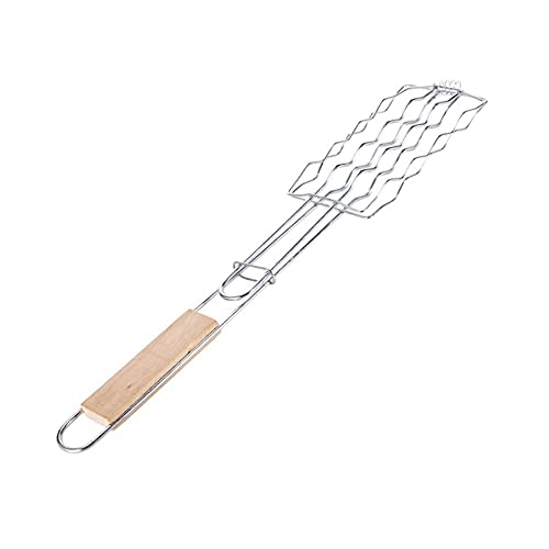 Wurstgestell Grillnetz Regal, Tragbarer Edelstahl Grill BBQ Grillkorb, zum Grillen von Lauchnadel, Pilz, Hühnerflügel und Fleisch Wurstgestell Grillnetz Regal, Tragbarer Edelstahl Grill BBQ Grillkorb, zum Grillen von Lauchnadel, Pilz, Hühnerflügel und Fleisch von Chencunquangod
