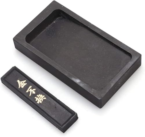 1 Set chinesischer Kalligraphie-Tintenstein mit Tintenstab, Schleifstein zum Zeichnen und Schreiben, für traditionelle Kalligraphieübung, Malerei 1 Set chinesischer Kalligraphie-Tintenstein mit Tintenstab, Schleifstein zum Zeichnen und Schreiben, für traditionelle Kalligraphieübung, Malerei von ChengChengJin