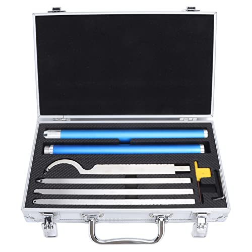8 Pcs Wood Turning Tool Set, Lathe Turning Tool with Tungsten Carbide Inserts, Stainless Steel Woodturning Tool for Woodworking, ludes Rougher Finisher Tool with dle and Wrench von ChengyuWei