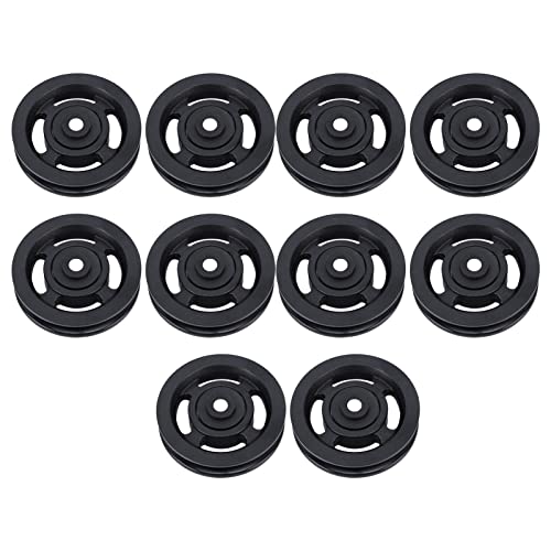 90mm Universal Bearing Pulley Wheel, 10PCS Nylon Pulley Wheels for Cable Machine Gym Equipment, Heavy Duty Garage Door Pulley System, Smooth Noiseless h Durable Plastic truction 90mm Universal Bearing Pulley Wheel, 10PCS Nylon Pulley Wheels for Cable Machine Gym Equipment, Heavy Duty Garage Door Pulley System, Smooth Noiseless h Durable Plastic truction von ChengyuWei