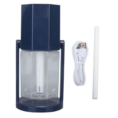 B Desktop Humidifier, Portable Small Humidifier with Colorful Ambient, Compact and weight Design, Swinging Head for Even Humidification, B Powered for Car Home Bedroom (Blue) von ChengyuWei