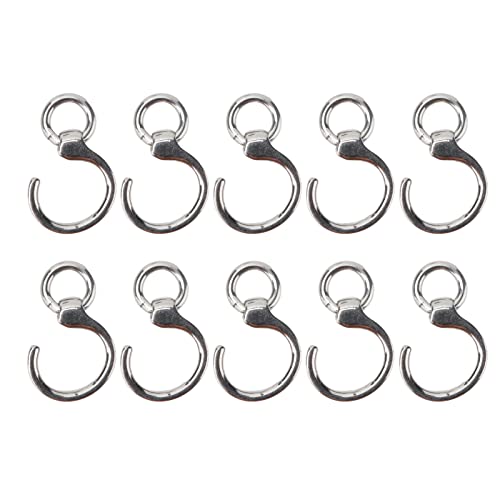 ChengyuWei 10pcs Bird Foot Rings Made of Stainless Steel for Outdoor Parrots Flying Accessory, Simple to Apply and to, Exquisite, and Strong, Smoothness, No Harm to Feet (8#) von ChengyuWei