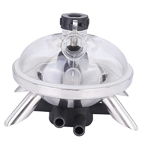 ChengyuWei 240cc Milking Claw for Sheep and Cattle, Durably PC Material with Stainless Steel Base, to Operate Milking Tool, Ideal for Farm Use, Air Pressure Valve von ChengyuWei