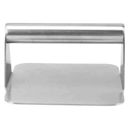 ChengyuWei Burger Press Meat Patty Press Maker, Stainless Steel Grill Press with Wooden Handle, Bacon Press for Cooking, Evenly Grilled Burgers Steaks with Balanced Weight Distribution von ChengyuWei