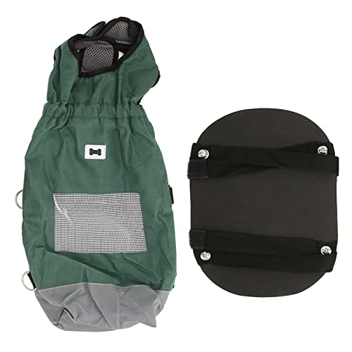 ChengyuWei Hunderollstuhl mit atmungsaktivem Netz und sicheren Gurten, Hinterbeinen Pet Scooter mit Dragbeutel für gelähmte oder behinderte Haustiere (M(Suitable for 4‑6kg/8.8‑13.2lb)) von ChengyuWei