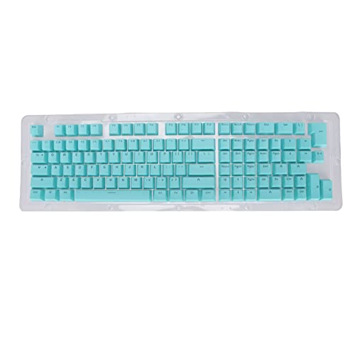 ChengyuWei PBT Translucent Mechanical Keyboard Keycaps - & Ergonomic - Ideal for Typing Enthusiasts (mini Cyan) von ChengyuWei
