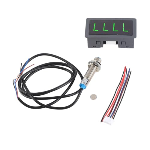 Green 4 Digit LED Motor Tachometer RPM Speed Measure Meter, Motor RPM with NPN Hall Proximity Switch Sensor, High Precision 0.56inch LED Display for Industrial and Automotive Green 4 Digit LED Motor Tachometer RPM Speed Measure Meter, Motor RPM with NPN Hall Proximity Switch Sensor, High Precision 0.56inch LED Display for Industrial and Automotive von ChengyuWei
