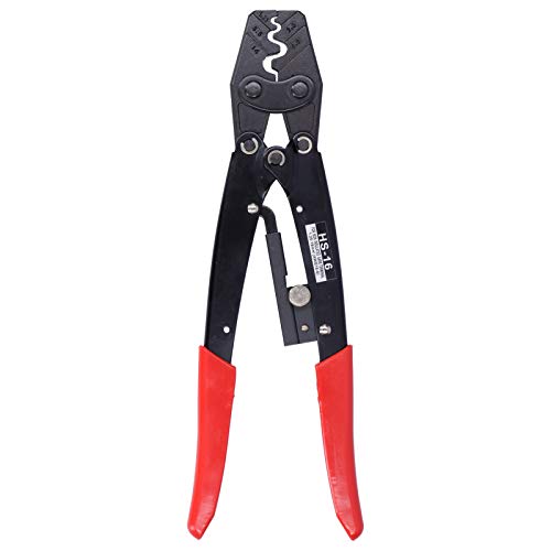 HS 16 Bare Terminal Wire Stripper, chet Crimping Pliers, Electrician Tool for 16 6AWG Wires, High Carbon Steel with Handle for Se Grip and Long Service Life HS 16 Bare Terminal Wire Stripper, chet Crimping Pliers, Electrician Tool for 16 6AWG Wires, High Carbon Steel with Handle for Se Grip and Long Service Life von ChengyuWei