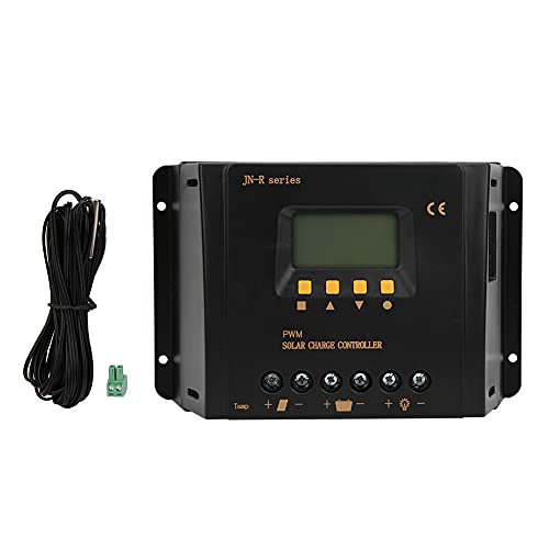 JN R 12/24V Automatic Identification PWM Solar Controller Regulator, Solar Power Controller, Efficient Tandem PWM Charging Mode with Fanless Heat Dissipation, (R Series 12V/24V 30A) von ChengyuWei