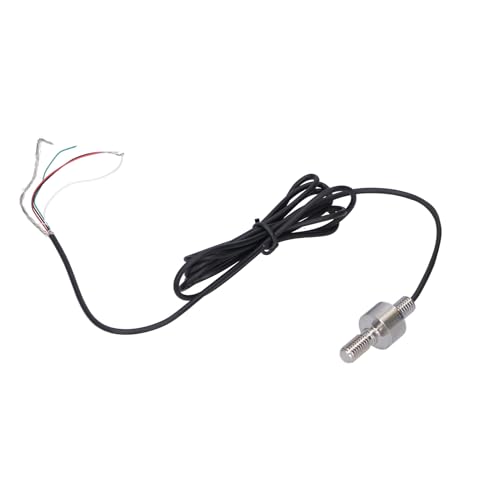 Mini Pull Pressure Force Sensor, Industrial Automation Load Cell, Stainless Steel Miniature Sensor with Cable, High Strain Sensor for Tension and Pressure Measurement (30KG) von ChengyuWei