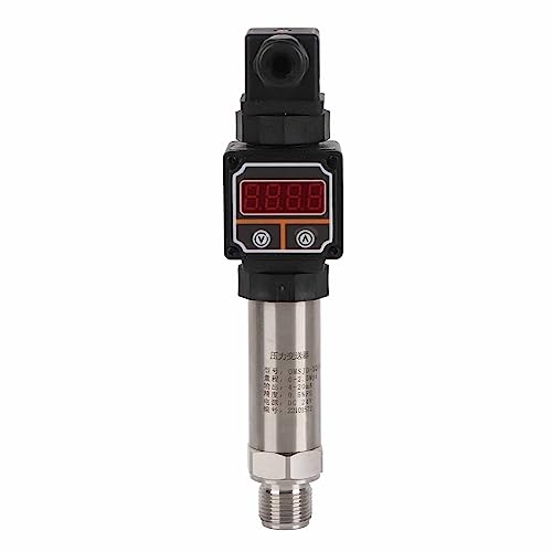 OMSJD XQYHX 01 Digital Pressure Transmitter, Compact Pressure Transducer 0 2.5Mpa, 0.5% FS with Digital Display, 4 20mA Output for emaking Beverages Papermaking Glue von ChengyuWei