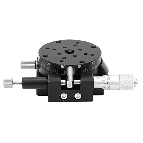 RSP40 L R Axis Trimming Station, Micrometer Sliding Table, Manual Adjustable Slide Platform 40mm, High Strength Bearing Steel Cross Rail, for Micrometer Fine Tuning Displacement von ChengyuWei