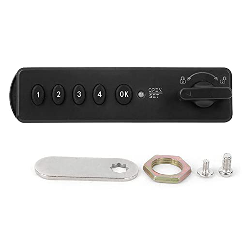 Smart Electronic Password Sperle, schlüssellosen Sicherheitsalarm codierter Schließfach mit flachem, elektronischem Kabinettsschloss für Kleiderschrank -Fitness -Badezimmer, Anti Smart Electronic Password Sperle, schlüssellosen Sicherheitsalarm codierter Schließfach mit flachem, elektronischem Kabinettsschloss für Kleiderschrank -Fitness -Badezimmer, Anti von ChengyuWei
