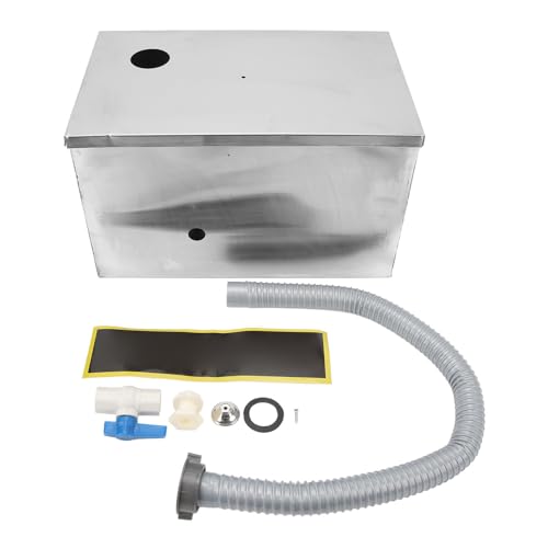 Stainless Steel Grease Trap, 3 Filtration Grease Interceptor, Large Capacity Waste Interceptor with Removable Basket, Heavy Duty Commercial Grease Trap Stainless Steel Grease Trap, 3 Filtration Grease Interceptor, Large Capacity Waste Interceptor with Removable Basket, Heavy Duty Commercial Grease Trap von ChengyuWei