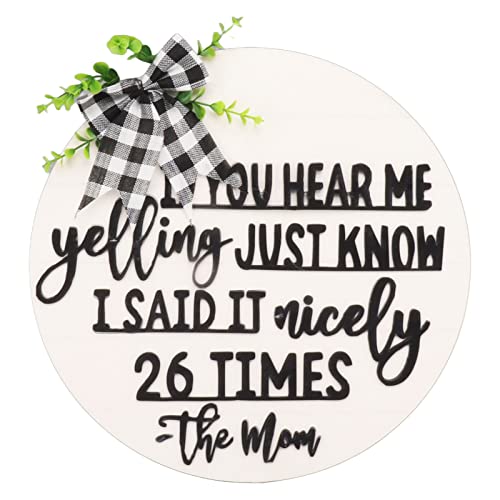 Tür Willkommensschild, Haustürhängelschild, hölzernes rundes Schild mit 3D -Form und kariertem Band, lebhaftes dekoratives Holzschild für Café, Bauernhaus, Heimtür -Dekoration Tür Willkommensschild, Haustürhängelschild, hölzernes rundes Schild mit 3D -Form und kariertem Band, lebhaftes dekoratives Holzschild für Café, Bauernhaus, Heimtür -Dekoration von ChengyuWei