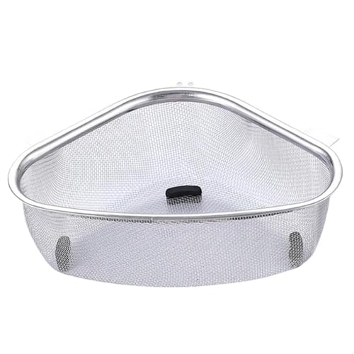 1Set Waschbecken Abtropffläche Edelstahl Dreieck Multifunktionale Pool Regal Rückstand Sieb Küche Werkzeuge & Gadgets von Chenhj