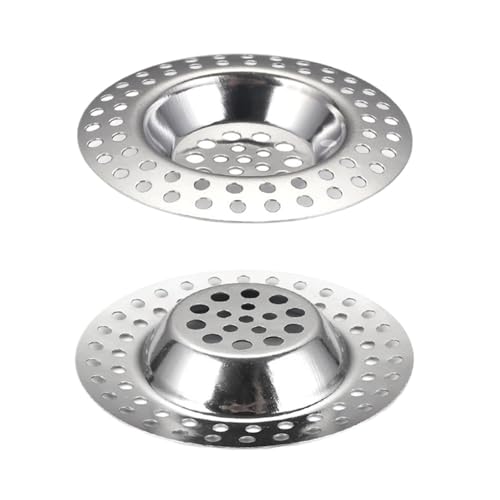 2 STÜCKE Küchenspüle Filter Edelstahlgewebe Spüle Sieb Filter Badezimmer Spüle Sieb Abflussloch Filter Falle Abfallsieb(7.5CM 2pcs) von Chenhj