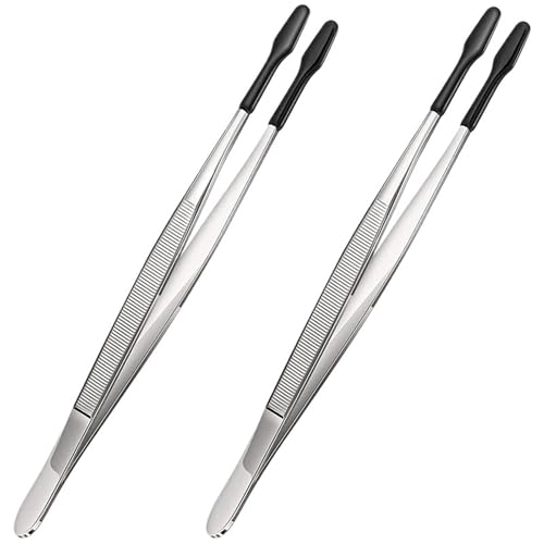2 Stück Von Gummi Spitze Pinzette PVC Silikon Präzision Pinzette Labor Industrie Hobby Handwerk Pinzette Werkzeug von Chenhj