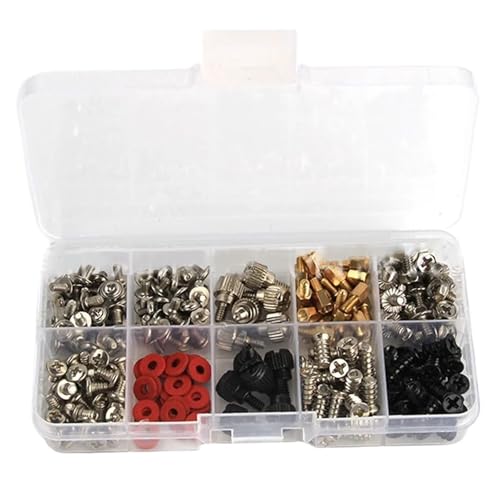 228PCS/Karton Festplatte DIY Computer Montieren Schraube Standoff Unterlegscheibe Set Sortiment Kit 228PCS/Karton Festplatte DIY Computer Montieren Schraube Standoff Unterlegscheibe Set Sortiment Kit von Chenhj