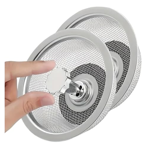 2Pcs Küche Waschbecken Sieb Ersatz Ablauf Korb Edelstahl Mesh Filter Abfall Loch Sieb Küche Gadgets von Chenhj
