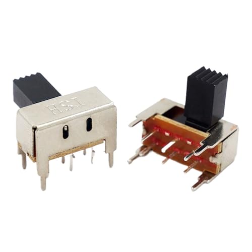Chenhj 10 STÜCKE Kippschalter SK-22D04 6pin 2 Positionen 2P2T Horizontaler Doppelschiebeschalter Miniaturschiebeschalter Grifflänge 8mm Chenhj 10 STÜCKE Kippschalter SK-22D04 6pin 2 Positionen 2P2T Horizontaler Doppelschiebeschalter Miniaturschiebeschalter Grifflänge 8mm von Chenhj