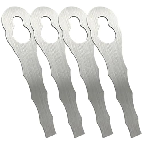 Chenhj 2/4Pcs Edelstahl Ersatz Klingen Ersatz for PolyCut 2-2 Trimmer Rasenmäher Zubehör Garten Power Werkzeug for Garten(4Pcs) von Chenhj