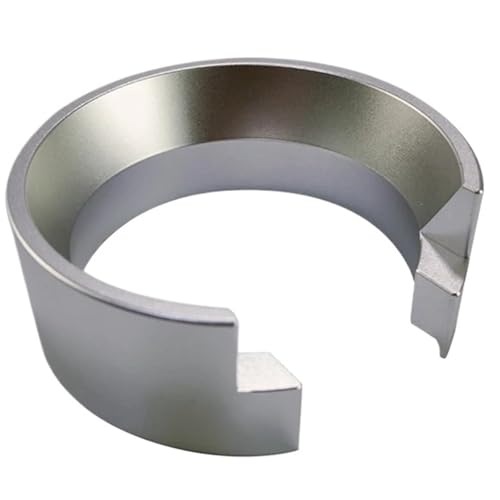 Kompatibel Mit Eur&eka Mig&non MMG Kaffeemühle Anti-Flying Powder Ri&ng Passt Sich Dem Griff Der Kaffeemaschine An Kaffeepulver Ri&ng(Silver) von Chenhj