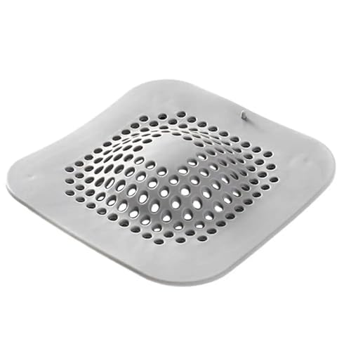 Silikon Küchenspüle Stöpsel Duschfilter Abflussabdeckung Stopper Spülbeckensieb Bodenablauf Haarfänger For Küche Badezimmer(Gray) von Chenhj