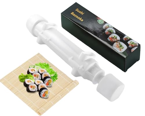 Chenivesss Sushi Maker Set, Roller mit Bambus Matte, Schnelle Sushi-Macher, DIY Maschine für Anfänger zum Selber Machen, für Party, Zuhause, Picknick und Reisen Chenivesss Sushi Maker Set, Roller mit Bambus Matte, Schnelle Sushi-Macher, DIY Maschine für Anfänger zum Selber Machen, für Party, Zuhause, Picknick und Reisen von Chenivesss
