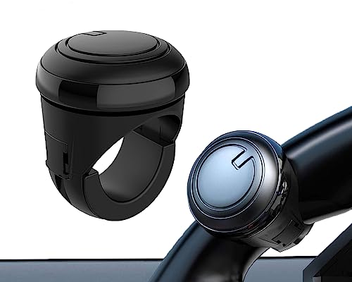 Chenivesss Universal Auto Lenkradknauf, Lenkhilfe Drehknopf, Lenkrad Spinner Knauf, Lenkrad Knauf, Drehbarer Lenkradknopf für Autos, LKW, Traktoren, Rasenmäher, Gabelstapler uswv(Schwarz) von Chenivesss