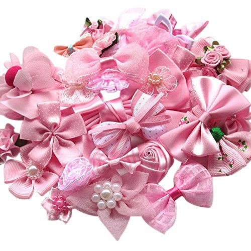 Chenkou Craft Mix rosa Farbe Schleifen Blume Rose DIY Craft Ornament von Chenkou Craft