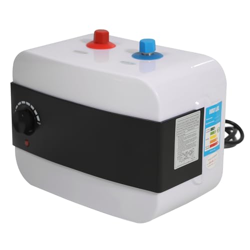 Elektrische Warmwasserbereiter 6L 220V Kann An Der Wand Oder Am Boden Montiert Werden für Wohnmobile, Wohnmobile, Küchen, Esswagen (Weiß) von Chensyo