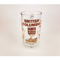 Vintage British Columbia | Bc Andenken Glasbecher - Bierfleck von ChenuzAtelier