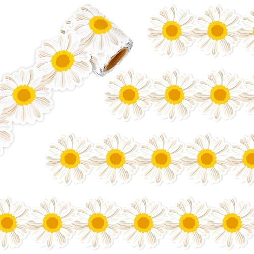 10 m Blumen Pinnwand Bordüre Sonnenblumen Bordüre Bordüre Trim Board Aufkleber für Klassenzimmer Dekoration von Chenxi Studio
