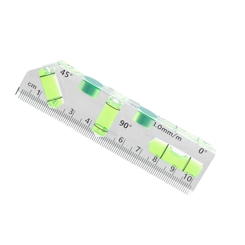 Acryl Check Bubble Levels Tool Small Levels Tool with 90°/180° Bubble Construction Strong Base Pocket von Chenxi Studio