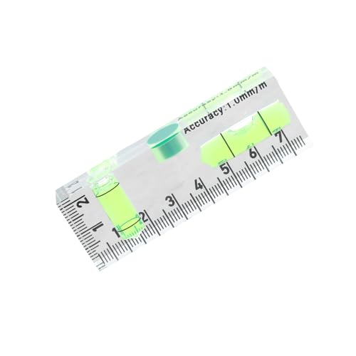 Acryl Check Bubble Levels Tool Small Levels Tool with 90°/180° Bubble Construction Strong Base Pocket von Chenxi Studio