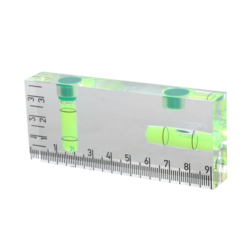 Acryl Check Bubble Levels Tool Small Levels Tool with 90°/180° Bubble Construction Strong Base Pocket von Chenxi Studio