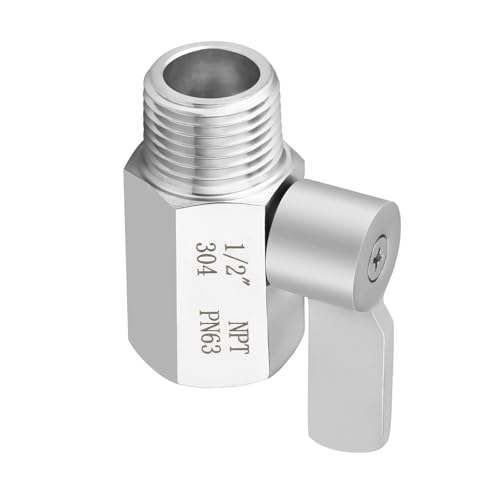 Allgemeine 1,3 cm kleine Kugelhähne Stahl Durchflusskontrollgerät Wassersparende Abschaltung für Dusche Bidet Küche Bidet Sprüher Allgemeine 1,3 cm kleine Kugelhähne Stahl Durchflusskontrollgerät Wassersparende Abschaltung für Dusche Bidet Küche Bidet Sprüher von Chenxi Studio