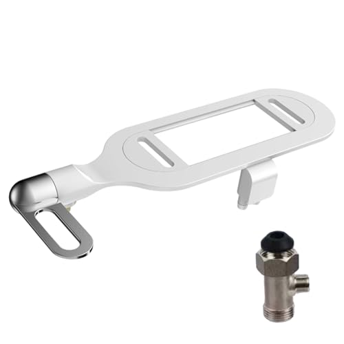 Bidet-Aufsatz für Toilettensitze Doppel Cool Einstellbare Düse WC Waschen Buttock Connector Bidet Sprayer von Chenxi Studio