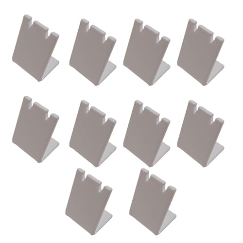 Chenxi Studio 10 Stück modische stabile Acryl-Ohrringhalter für Schmuckdisplay und Organisation zu Hause, für den täglichen Gebrauch, Acryl-Ohrringhalter von Chenxi Studio