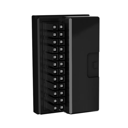 Chenxi Studio ATX24-poliger rechtwinkliger Netzadapterstecker für Desktop-Computer-Motherboards, 90 Grad, platzsparendes Design Chenxi Studio ATX24-poliger rechtwinkliger Netzadapterstecker für Desktop-Computer-Motherboards, 90 Grad, platzsparendes Design von Chenxi Studio