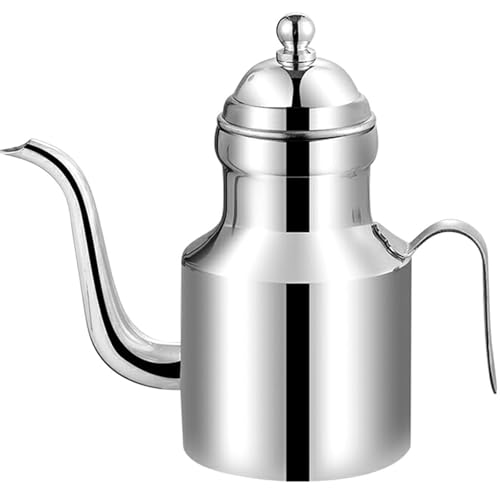Chenxi Studio Auslaufsicherer Ölbehälter aus Edelstahl mit langem Auslauf, Mehrzweck-Flüssigkeitsspender, auslaufsicher, aus Edelstahl, Ölausgießer Chenxi Studio Auslaufsicherer Ölbehälter aus Edelstahl mit langem Auslauf, Mehrzweck-Flüssigkeitsspender, auslaufsicher, aus Edelstahl, Ölausgießer von Chenxi Studio