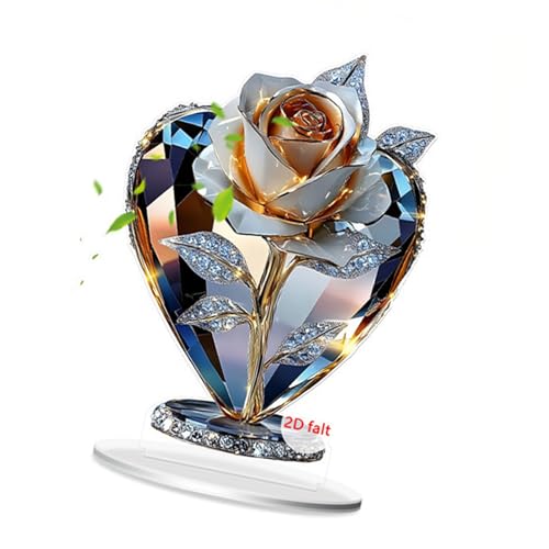 Chenxi Studio Handgefertigte Acryl-Blume mit Kunststein, Desktop-Display, 2D-Druck, Kunst für Zuhause, Dekoration, Ornament, elegante Raumdekoration, Ornament Chenxi Studio Handgefertigte Acryl-Blume mit Kunststein, Desktop-Display, 2D-Druck, Kunst für Zuhause, Dekoration, Ornament, elegante Raumdekoration, Ornament von Chenxi Studio