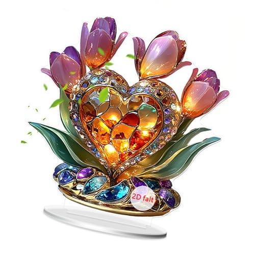 Chenxi Studio Handgefertigte Acryl-Blume mit Kunststein, Desktop-Display, 2D-Druck, Kunst für Zuhause, Dekoration, Ornament, elegante Raumdekoration, Ornament Chenxi Studio Handgefertigte Acryl-Blume mit Kunststein, Desktop-Display, 2D-Druck, Kunst für Zuhause, Dekoration, Ornament, elegante Raumdekoration, Ornament von Chenxi Studio