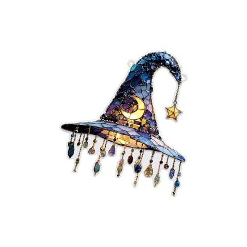 Hexe Acryl Hängende Ornament Halloween Dekoration für Tür Wand Fenster Party Tafelaufsätze Indoor und Outdoor Home Decoration Hexe Acryl Hängende Ornament Halloween Dekoration für Tür Wand Fenster Party Tafelaufsätze Indoor und Outdoor Home Decoration von Chenxi Studio