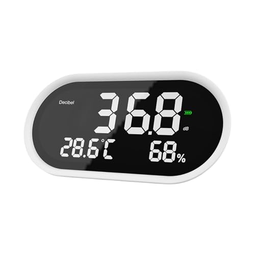 Indoor Climate Monitor with Accurate Temperature Humidity Readings Noise Measurement for Office Home School Digital Decibel Meter Indoor Climate Monitor with Accurate Temperature Humidity Readings Noise Measurement for Office Home School Digital Decibel Meter von Chenxi Studio