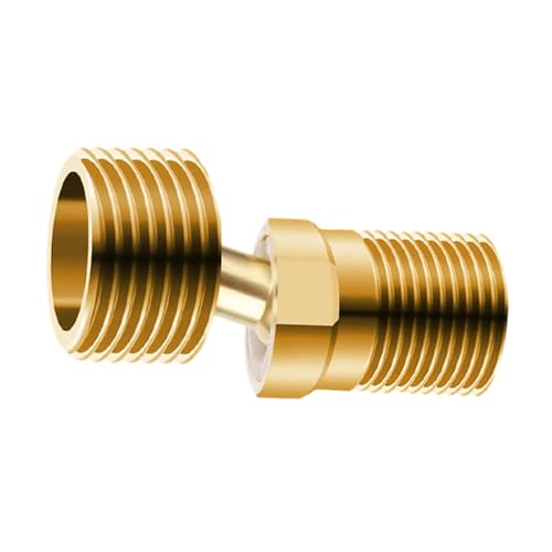 Messingrohrverbinder, abgewinkelter, gebogener Fuß, Außengewinde, starke Nippel, Adapter, Duscharmatur-Adapter für Duscharmaturen, Badezimmer, Sanitäranschluss von Chenxi Studio